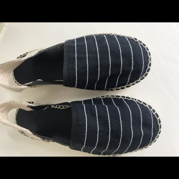 Espadrille navy blue  and white strip size 37 - Picture 8 of 8